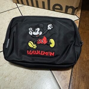 New Disney lululemon Black Bag with Mickey Mouse Design